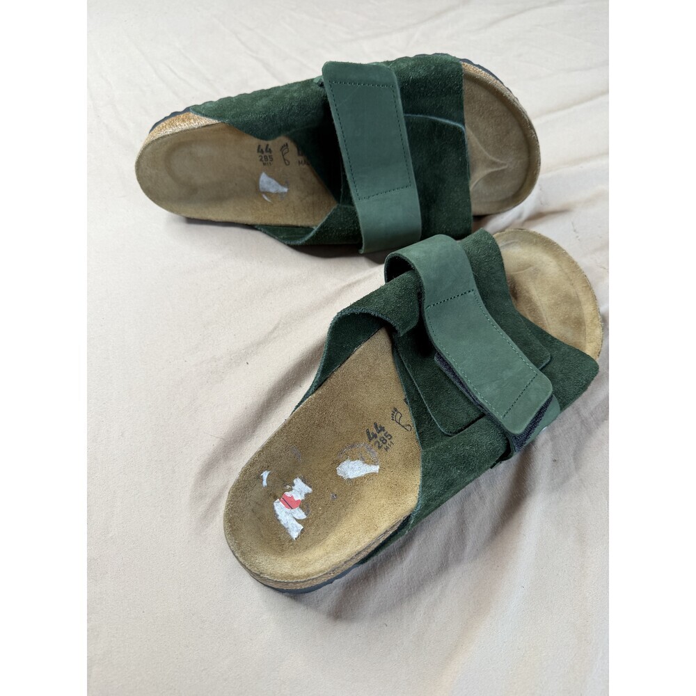 Birkenstock Kyoto Mountain View Green Nubuck Sandals Men's EU 44 US 11 - Picture 11 of 13